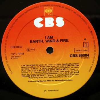 LP Earth, Wind & Fire: I Am 655993