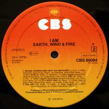 LP Earth, Wind & Fire: I Am 655993