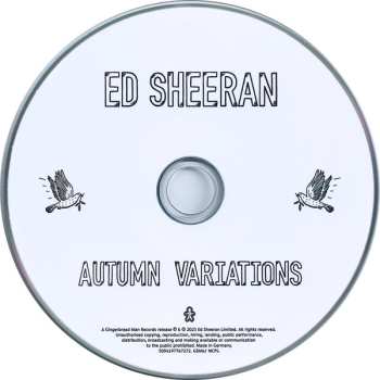 CD Ed Sheeran: Autumn Variations 550950