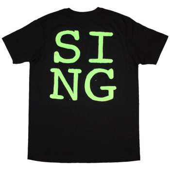 Merch Ed Sheeran: Ed Sheeran Unisex T-shirt: Multiply Pocket - Sing (back Print) (small) S