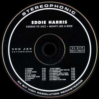 CD Eddie Harris: Exodus To Jazz + Mighty Like A Rose 593923