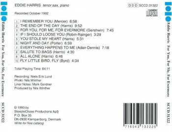 CD Eddie Harris: For You, For Me, For Evermore 328839