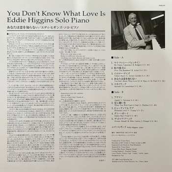 LP Eddie Higgins: You Don't Know What Love Is LTD 634218