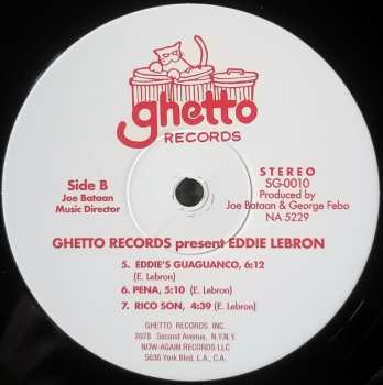 LP Eddie Lebron: Ghetto Records Presents.... Eddie Lebron 581352