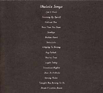 CD Eddie Vedder: Ukulele Songs 605973