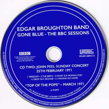 4CD/Box Set The Edgar Broughton Band: Gone Blue - The BBC Sessions 613652