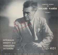 Edgard Varèse: Complete Works Of Edgard Varèse, Volume 1