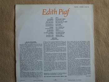 LP Edith Piaf: Edith Piaf 612055