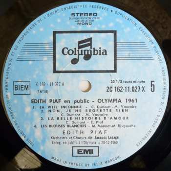 3LP Edith Piaf: En Public 615662