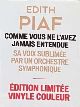 LP Edith Piaf: Symphonique CLR | LTD 580239