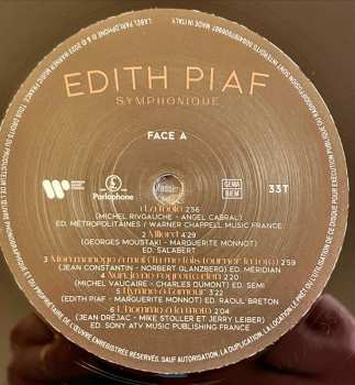 LP Edith Piaf: Symphonique 546603