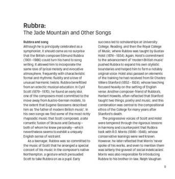 CD Edmund Rubbra: The Jade Mountain 582574