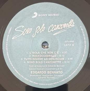 LP Edoardo Bennato: Sono Solo Canzonette 594839