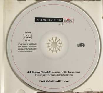 CD Emmanuel Durlet: 18th Century Flemish Composers For The Harpsichord 649629