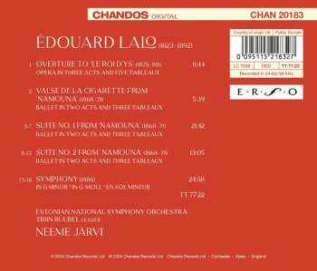 CD Estonian National Symphony Orchestra: Suites And Valse De La Cigarette From ‘Namouna’, Overture To ‘Le Roi D’Ys’,  Symphony In G Minor 545901