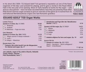 CD Eduard Adolf Tod: Organ Works 189274