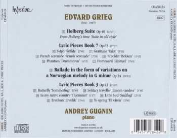 CD Edvard Grieg: Holberg Suite, Ballade & Lyric Pieces 617620