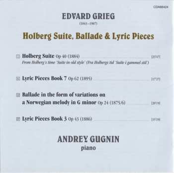 CD Edvard Grieg: Holberg Suite, Ballade & Lyric Pieces 617620