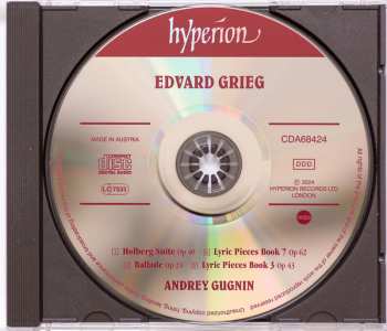 CD Edvard Grieg: Holberg Suite, Ballade & Lyric Pieces 617620