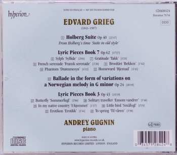 CD Edvard Grieg: Holberg Suite, Ballade & Lyric Pieces 617620