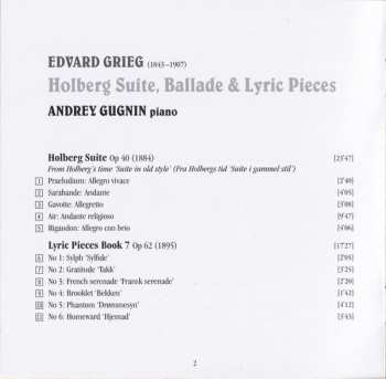 CD Edvard Grieg: Holberg Suite, Ballade & Lyric Pieces 617620