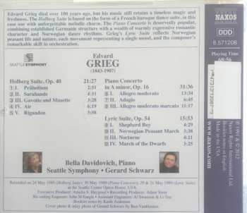 CD Edvard Grieg: Piano Concerto In A Minor · Holberg Suite · Lyric Suite 471827