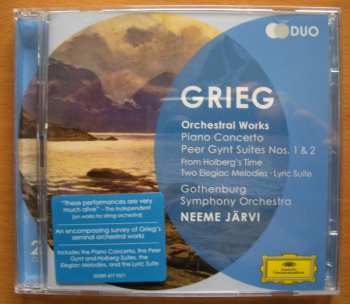 2CD Edvard Grieg: Orchestral Works 45500