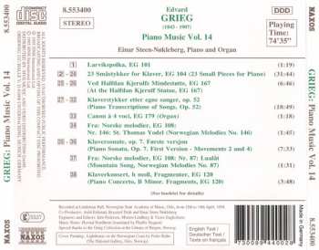 CD Edvard Grieg: Piano Music Vol. 14 427385