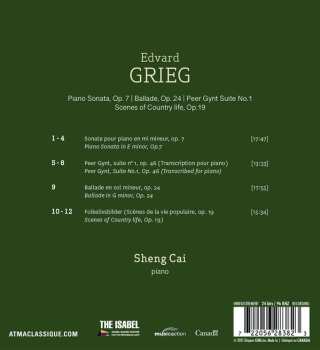 CD Edvard Grieg: Piano Sonata, Op. 7 Ballade, Op. 24 Peer Gynt Suite No.1 Scenes Of Country Life, Op.19 569105