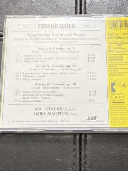 CD Edvard Grieg: Violin Sonatas = Violin Sonaten = Sonates Pour Violon 44788