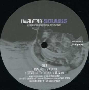 LP Эдуард Артемьев: Solaris - Music From The Motion Picture By Andrey Tarkovsky PIC 640861