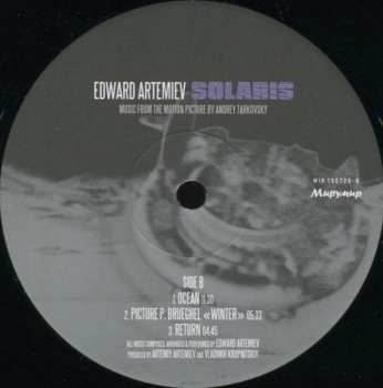 LP Эдуард Артемьев: Solaris - Music From The Motion Picture By Andrey Tarkovsky PIC 640861