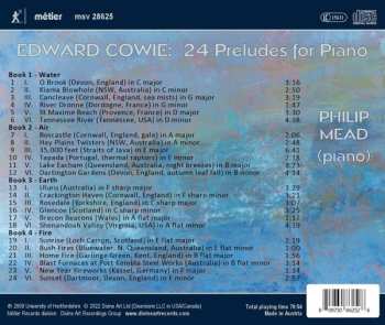 CD Edward Cowie: 24 Preludes For Piano 615621