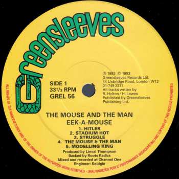 LP Eek-A-Mouse: The Mouse And The Man 568565