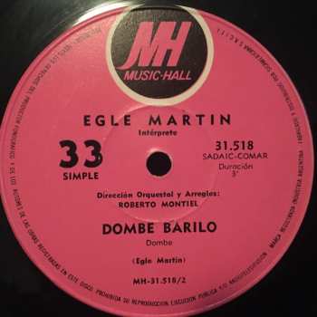 Album Egle Martin: El Dombe