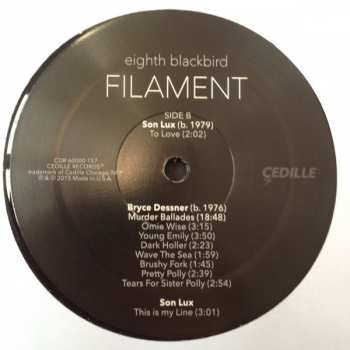 LP Eighth Blackbird: Filament 87991