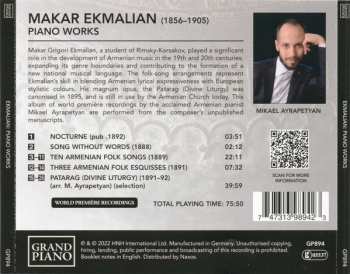 CD Mikael Ayrapetyan: Piano Works 564267