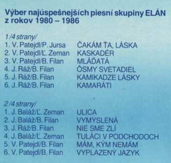 2LP Elán: Neviem Byť Sám 42923