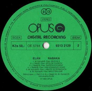 LP Elán: Rabaka 42966