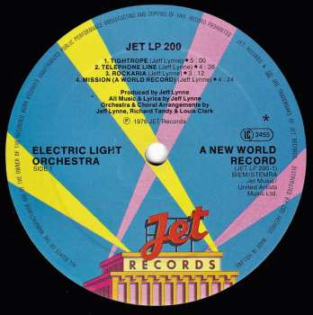 LP Electric Light Orchestra: A New World Record 649804