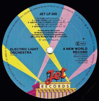 LP Electric Light Orchestra: A New World Record 649804