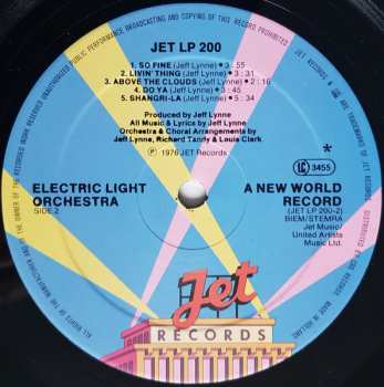 LP Electric Light Orchestra: A New World Record 651673