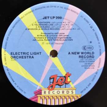 LP Electric Light Orchestra: A New World Record 661729