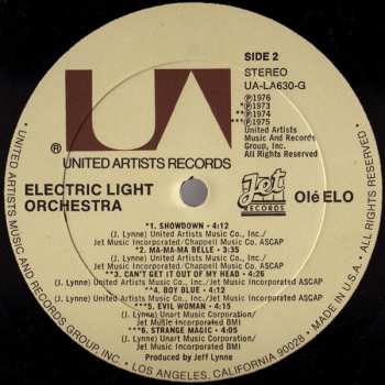 LP Electric Light Orchestra: Olé ELO 654059