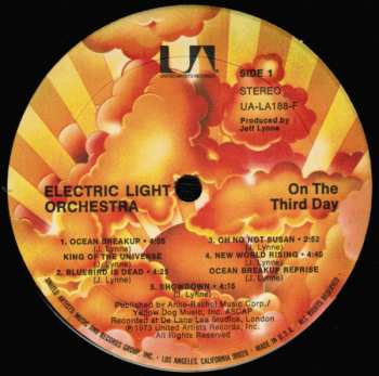 LP Electric Light Orchestra: On The Third Day 656277