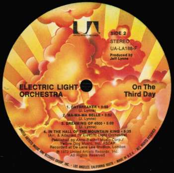 LP Electric Light Orchestra: On The Third Day 656277