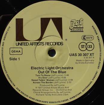 2LP Electric Light Orchestra: Out Of The Blue 655255