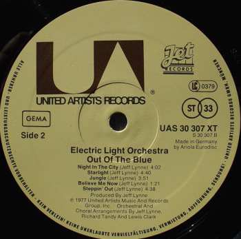 2LP Electric Light Orchestra: Out Of The Blue 655255