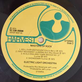 LP Electric Light Orchestra: Masters Of Rock - Electric Light Orchestra Showdown 655215