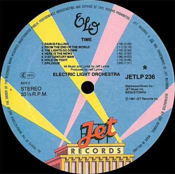 LP Electric Light Orchestra: Time 478553